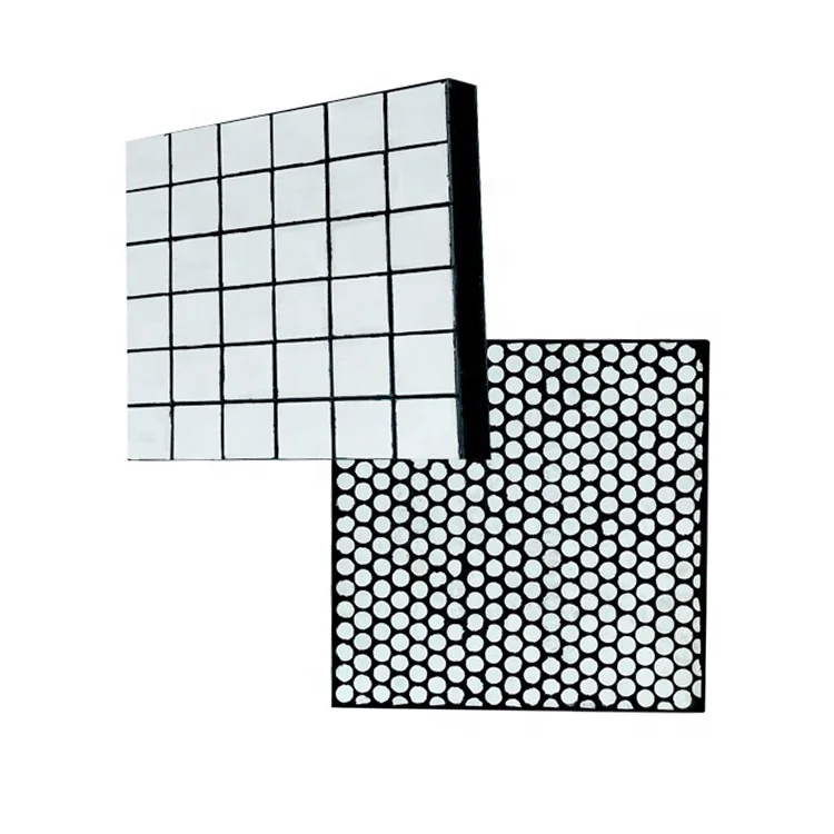 wear resistant panel ceramic rubber composite liner