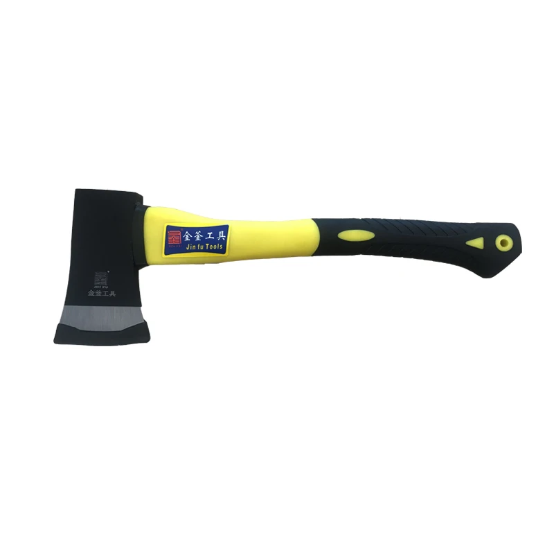 Forged A601 axe with fiberglass handle