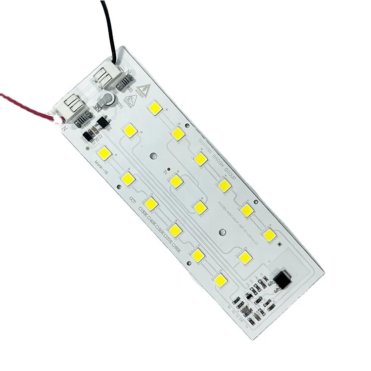 Индивидуальный SMD 5050 AC230V 151*50 мм DOB светодиодный модуль алюминиевый PCBA