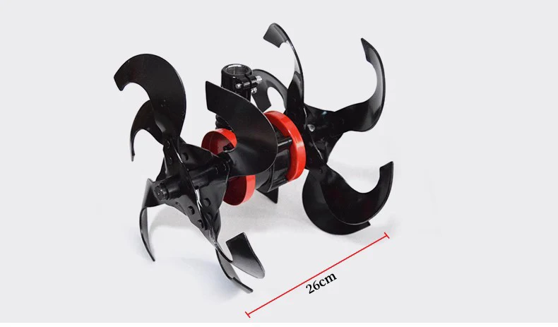 Grass Cutter Tiller Tiller Cultivator Head for Brush Cutter Grass Uprooter Weeding