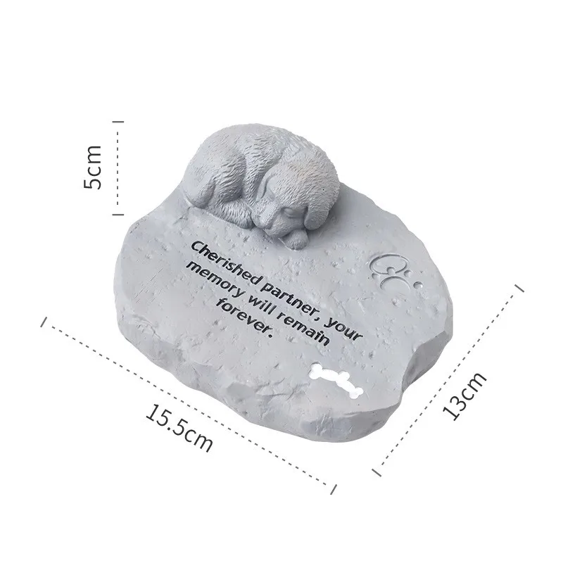 LM0004W Pet urn and caskets Pet funeral supplies Pet Monument Cat and dog burial tombstone