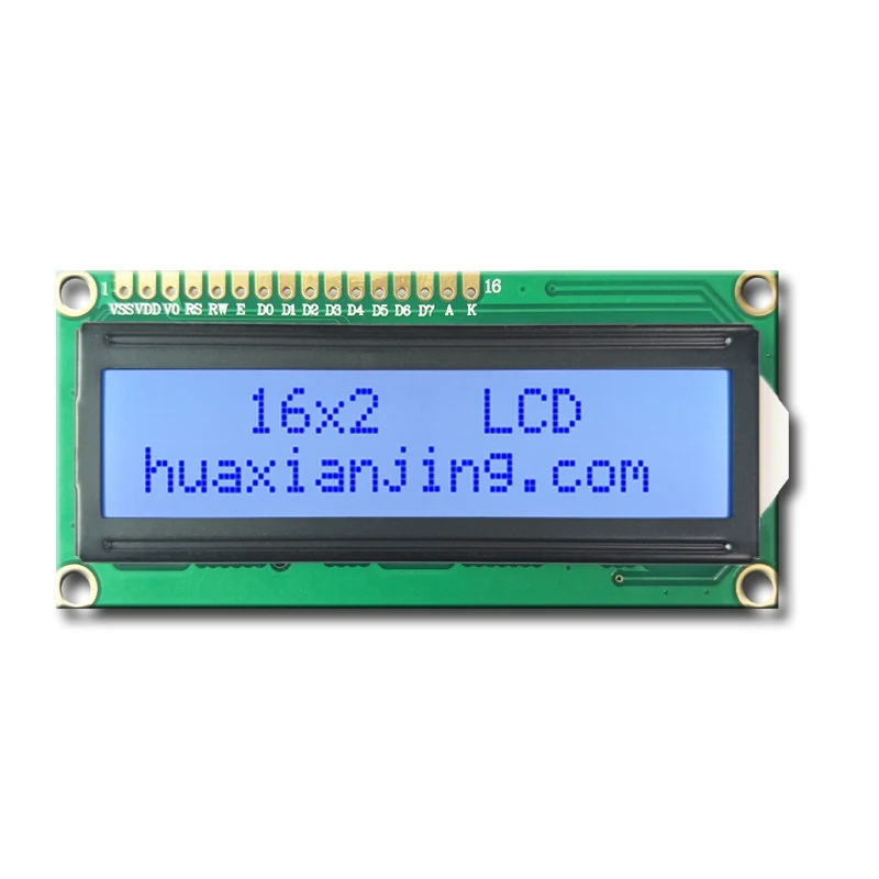 16x2 символьных 16 Pin COB TN STN Тип LCM модуль дисплея LCD SPI интерфейс для электронных устройств