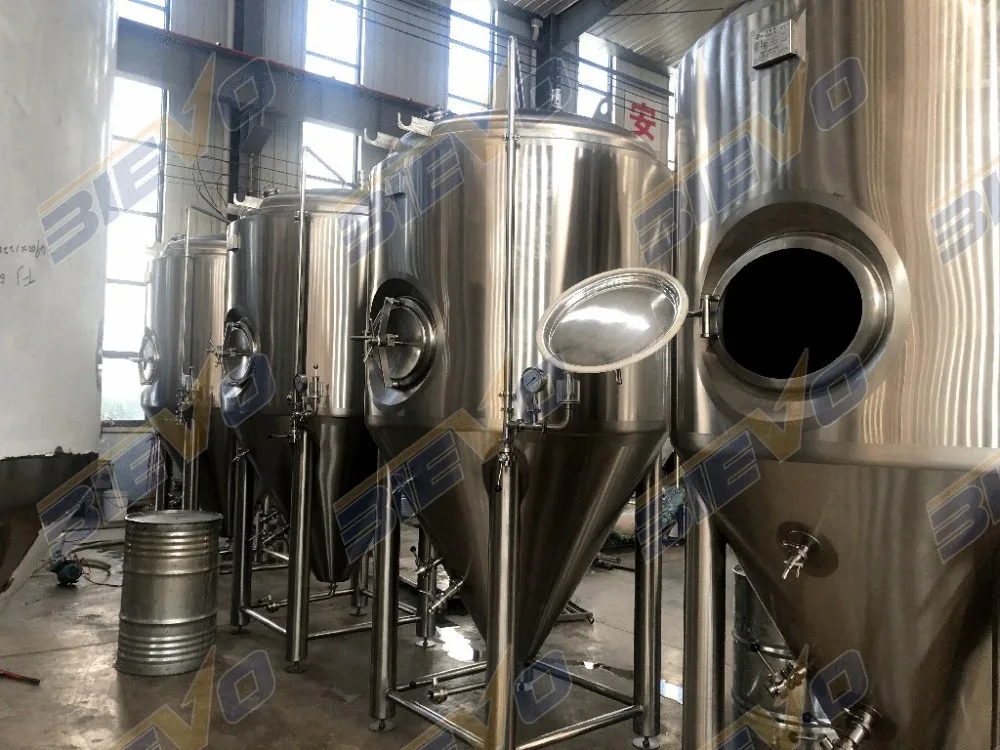 SUS304 для 100L до 6000 Lbeer обрабатывая бак ферментации Коническое пиво