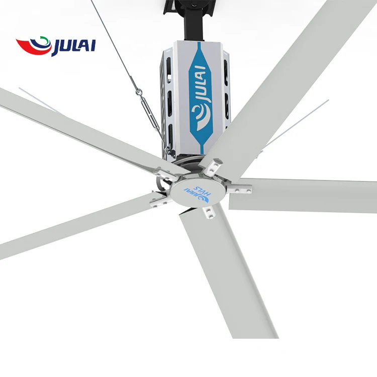 JULAI RTS 6.1m/20ft Energy saving giant industrial ceiling HVLS fan
