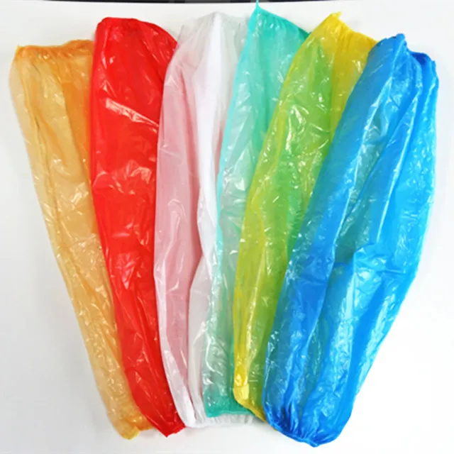 Disposable Green Plastic PE Oversleeve Arm Sleeve Cover