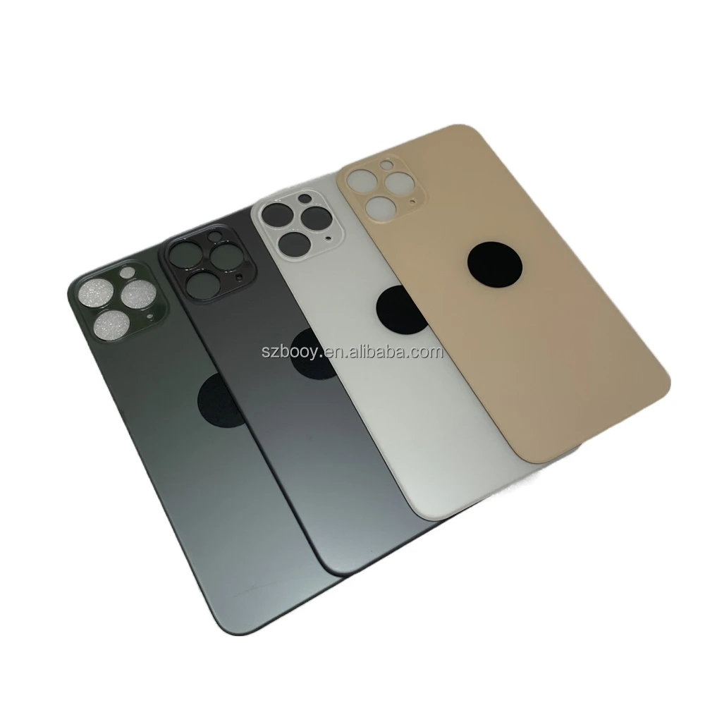 Стеклянная задняя крышка для iPhone 11 Pro max батарейного отверстия с большим отверстием оптовая
