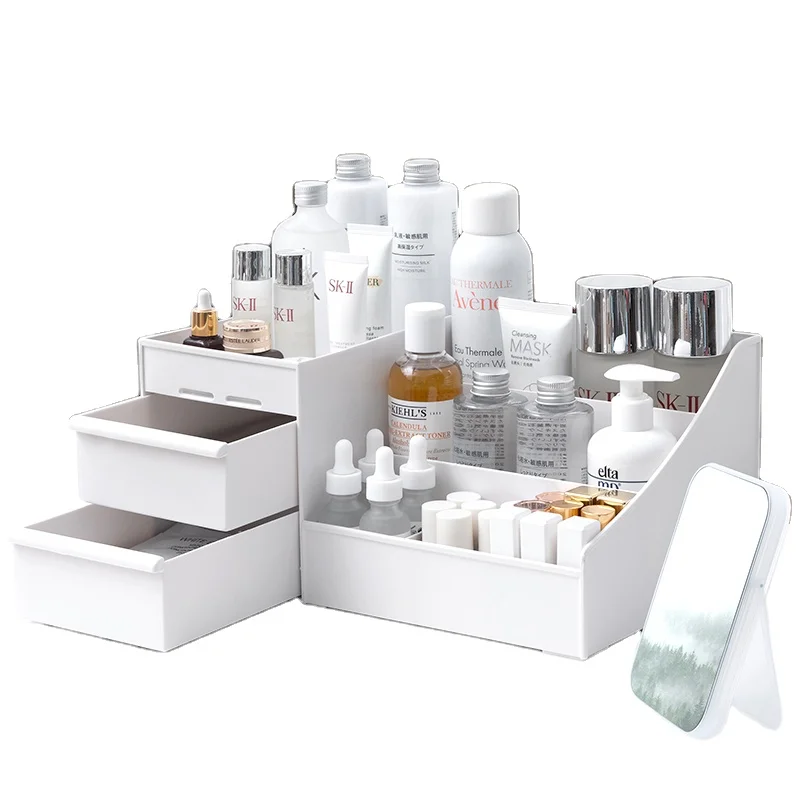 Hot sale simple plastic make up storage box