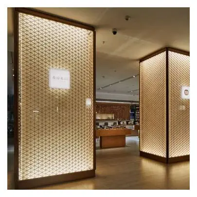 Middle Eastern Style 304 Stainless Steel Surrounding Decorative Material 316 Matt Sliding Door Wall Partition Interior Divider