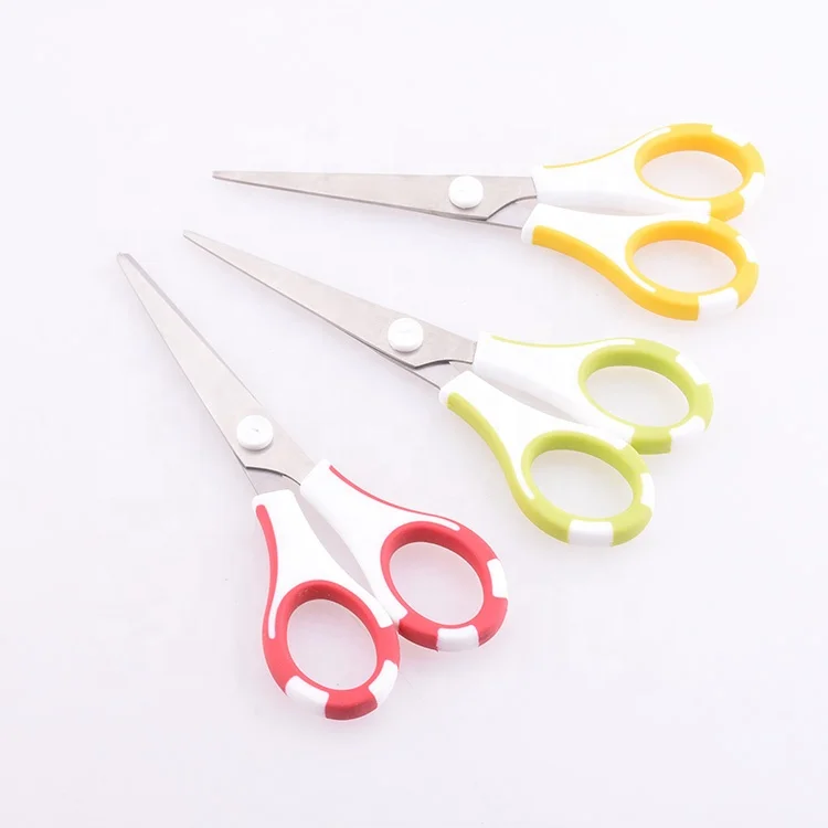 Amazon on sale student new patent office scissors stainless steel Multi-Purpose Cutting 5 inch Stationery Office scissors