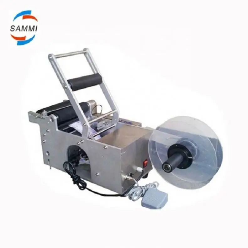 Небольшая Ручная машина для маркировки круглых бутылок с полуавтоматической функцией