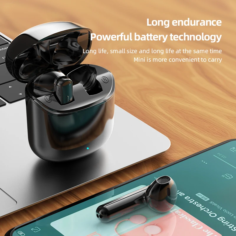 Factory Supply Tws Ipx5 Waterproof  V5.0 Blue Tooth Earphones & Headphones Wireless Gaming Headset