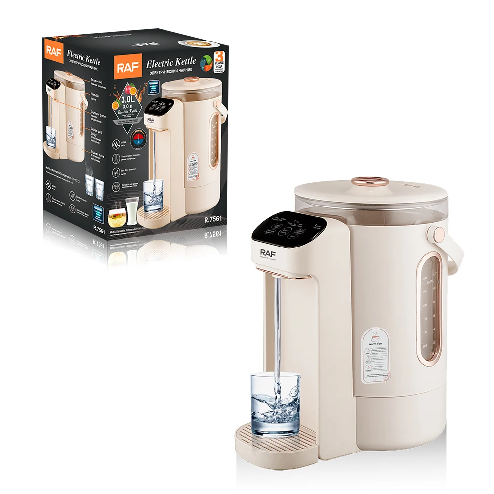 RAF Multifunctional Water dispenser Automatic Water Kettle Electric Thermo Pot Water Boiler Keep Warm Double temperature display