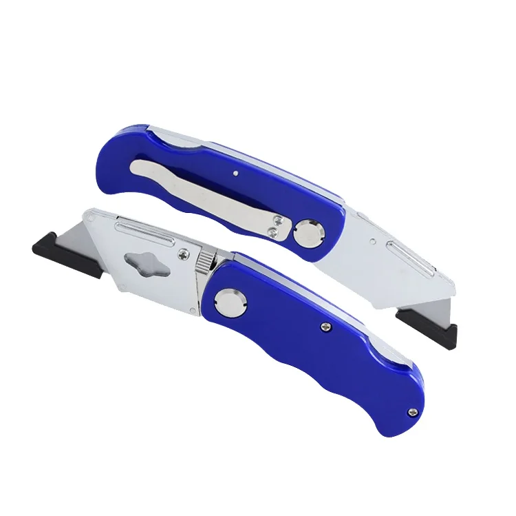 Универсальный режущий картонный нож с ручкой из алюминиевого сплава Складные лезвия универсальный 5