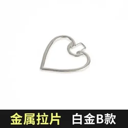 Wholesale custom metal creative pattern zipper puller automatic lock zipper puller luggage zipper puller