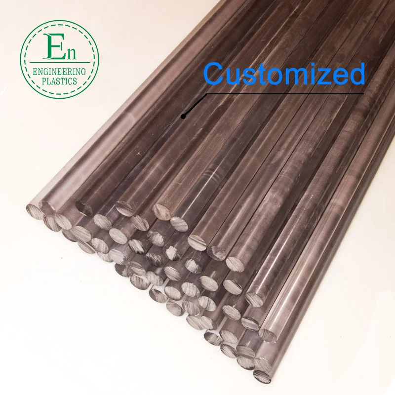 High quality Round Bar High Precision Customized Polyamide 66 Nylon Rod 5mm-400mm Moulding 3-400mm Mc Nylon PA6 Rod