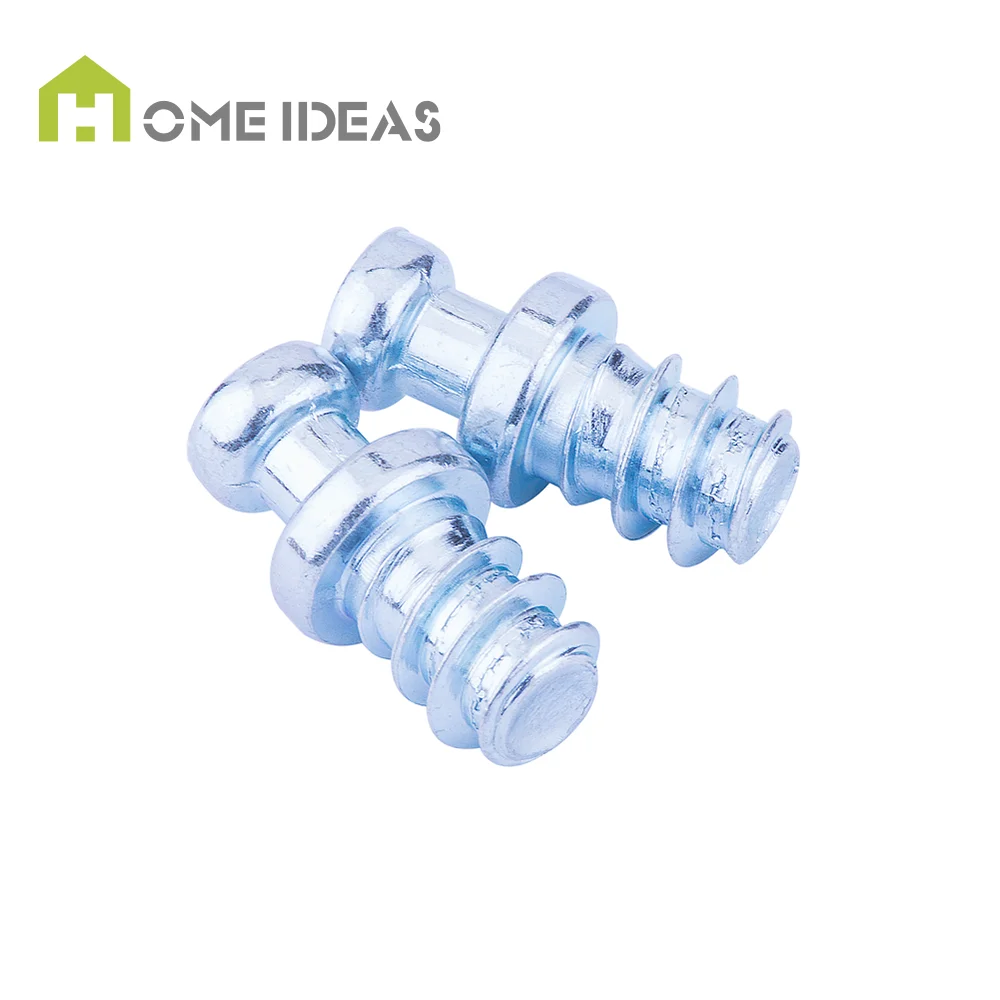 Furniture Connecting Cam Fittings Shelf Supports Cabinet Wood Fastener 2 in 1 Furniture Connectors