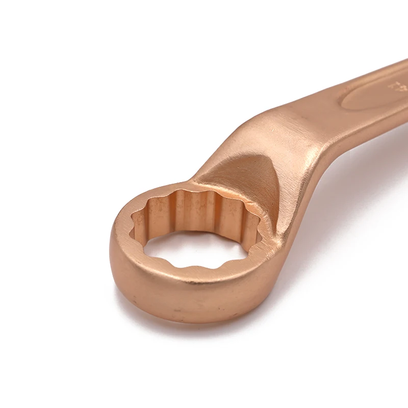 WEDO ATEX Non-Sparking Single Box Offset Wrench Aluminium Bronze or Beryllium Copper BAM/FM/GS/ISO/OHSAS Certificate