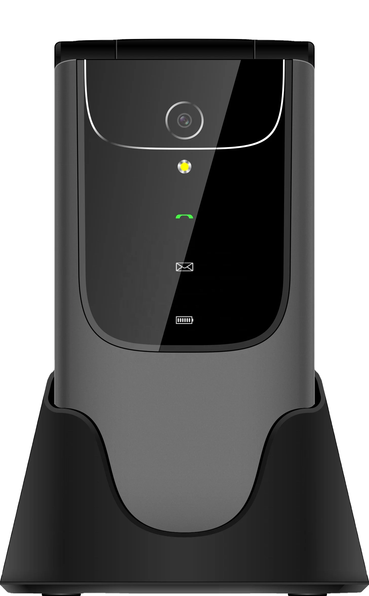 Мобильный телефон-раскладушка 4G экран 2 4 дюйма две SIM-карты большая кнопка громкий звук SOS сотовый телефон для пожилых людей