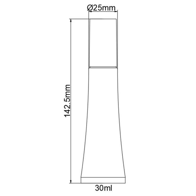 30ml High-end atmospheric milky white tube squeeze tube soft airless pump cream lotion tubes