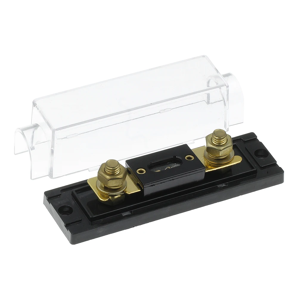 ANL-H ANL-B Transparent Car Fuse Box ANL Fuse Holder Distribution in line 0 4 8 GA Positive 100A 200A