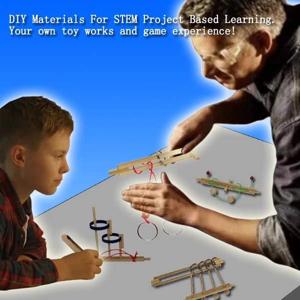 Fun DIY Math Toy Kit Two Balls Meeting Puzzle for Model Building and Creativity Encouragement