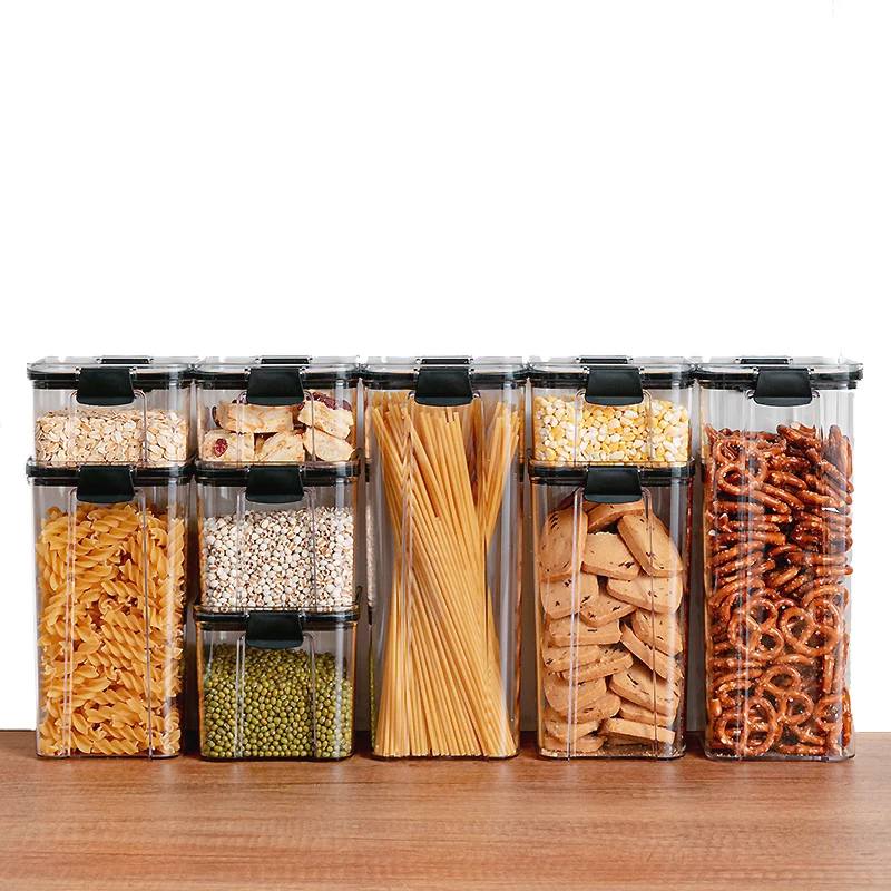 
2020 New Plastic Refrigerator Food n Grains Storage Container Boxes Set 