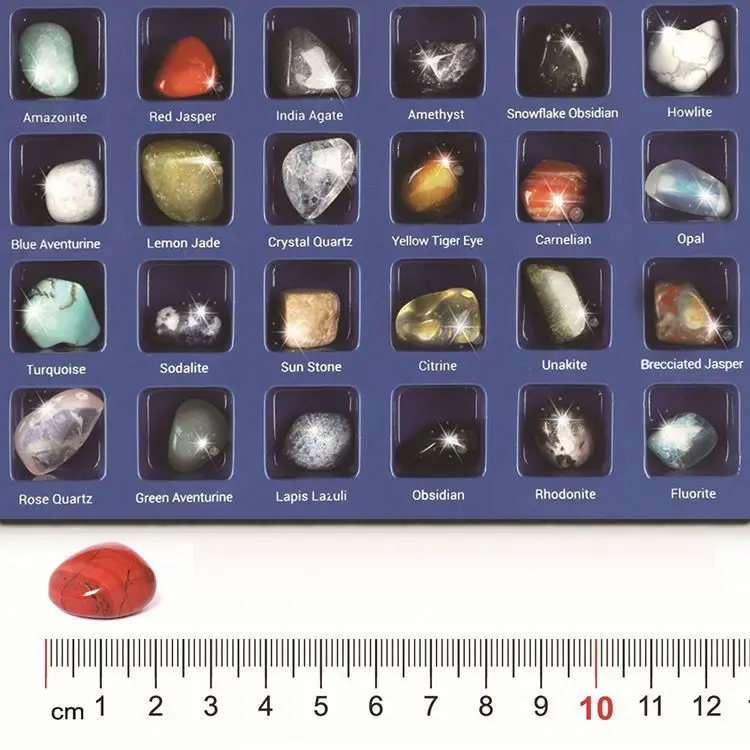 Intermediate rock mineral collection natural stone specimen crystal spot wholesale kids toys