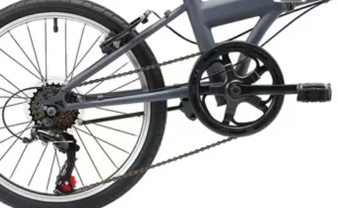 Foldable bike female ultra-light portable single wall alloy fold up bicycle