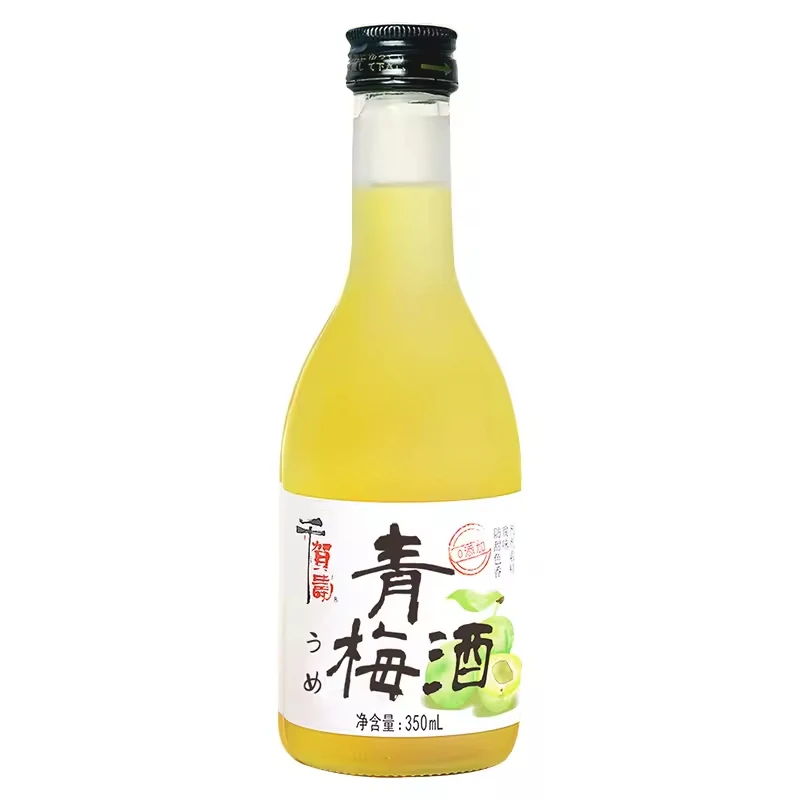 Chinese Peach Wine Alcohol Free Fruit Wine 350Ml Fruit Wine