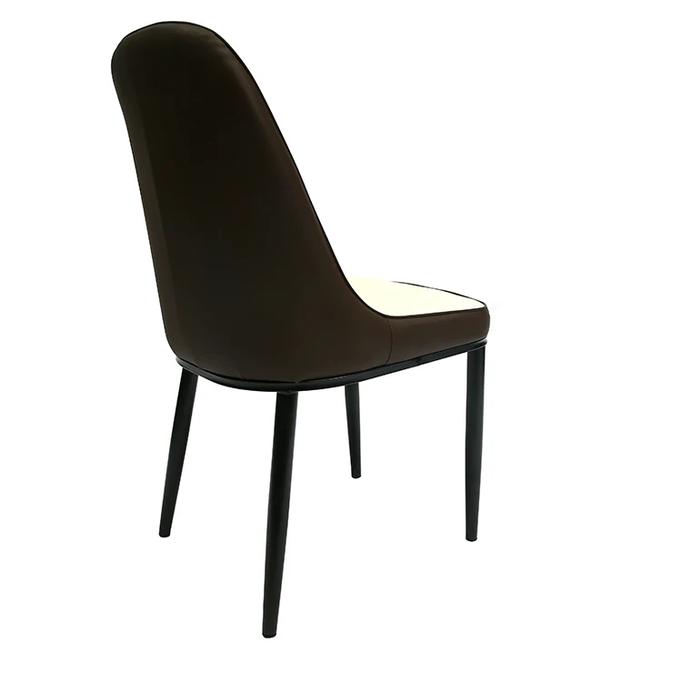 high back boss leather executive chair genuine italian modern pu dining luxury quality restaurant chairs mid century black