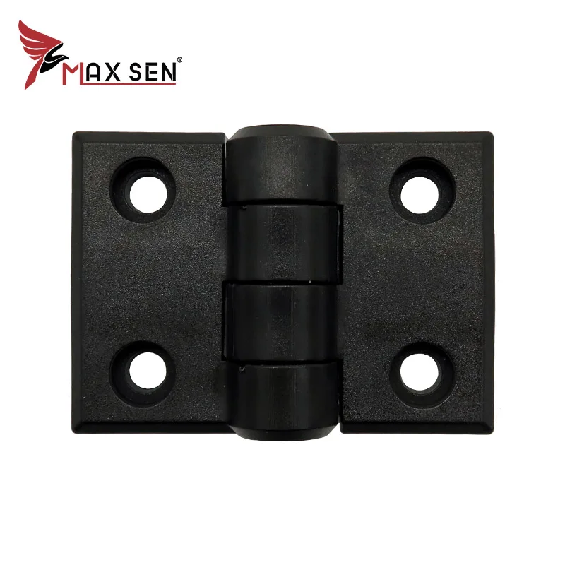 Black Plastic 40 Hinge Hardware Accessory for Kitchen Dining Hospital Warehouse Workshop & Supermarket Cabinet Doors