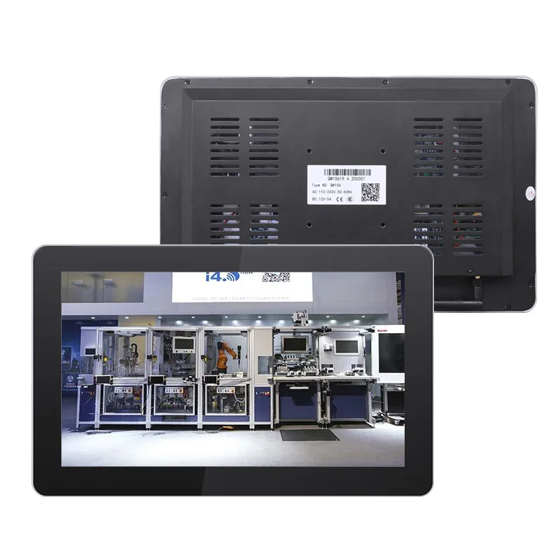 15.6 Inch Industrial All In One Panel Touch Screen Pc For Smart Factory Data Control System