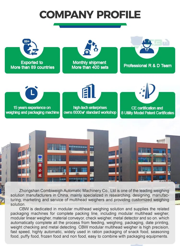 multihead weigher packing machine manufactor