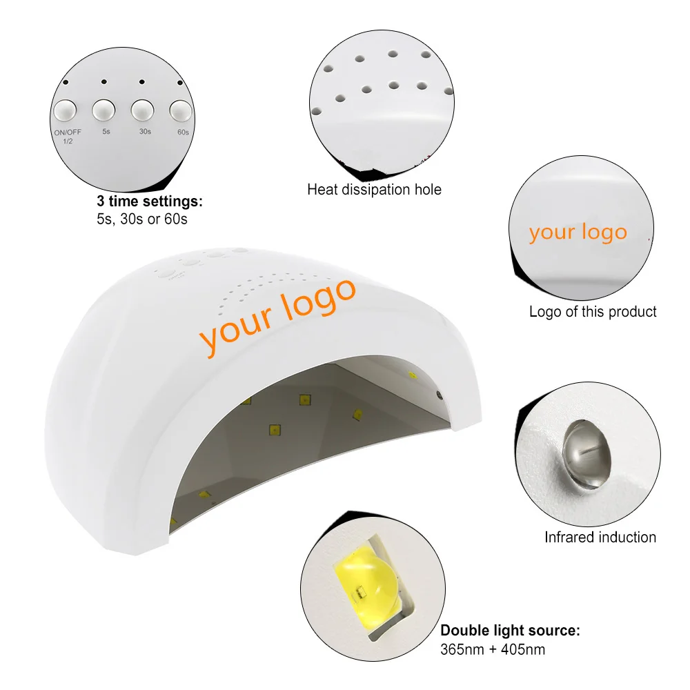 
BSCI Factory Direct Price Sunone LED UV Nail Lamp 48W Automatic Sensor Nail Lamp 