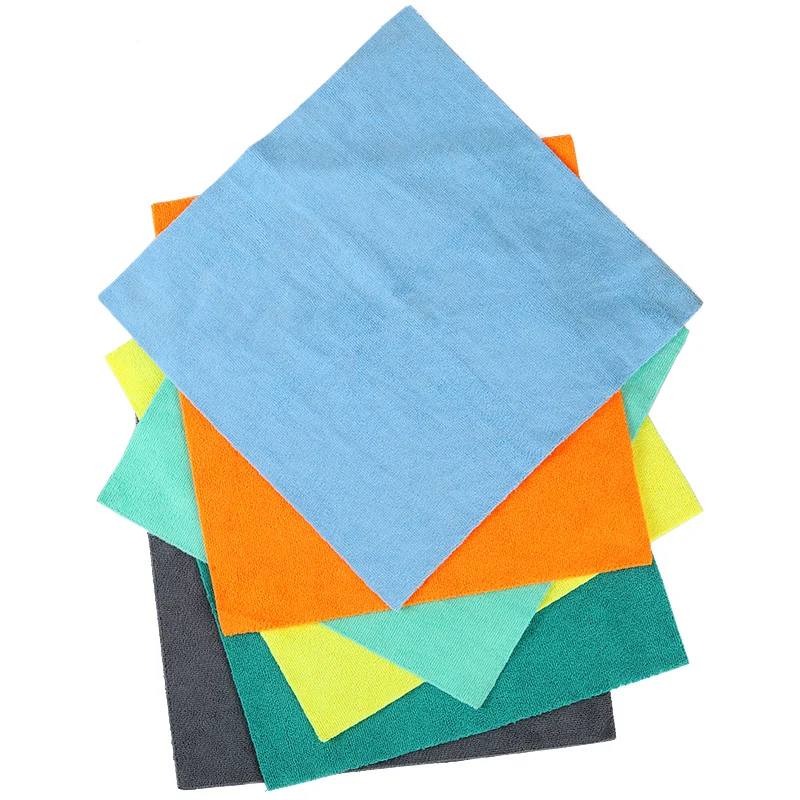 cheaper price wholesale for car cleaning towel 300-350gsm customized edgeless microfiber towel for waxing and polishing
