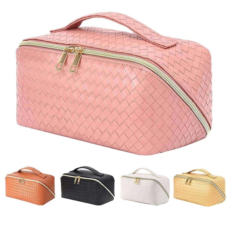 Factory Price Layers Large Capacity Travel Professional Makeup Train Case Cosmetic Brush Organizer Makeup Artist Storage Bag