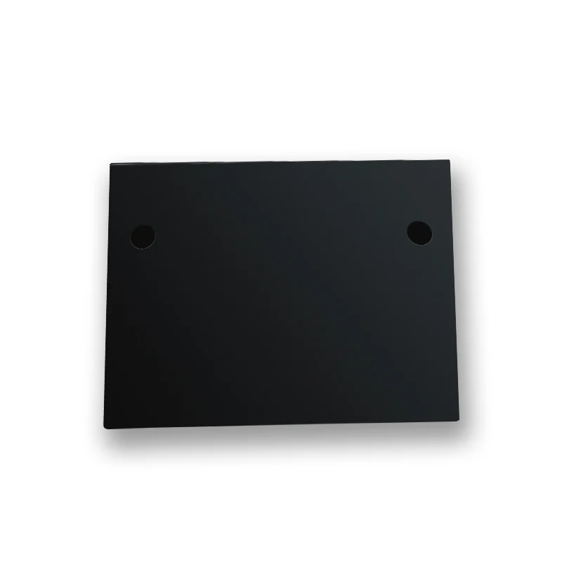 ESD Black PF Plate for 3/4 Axis CNC Milling Tapping for Baffle Manufacturing with Steel Brass Stainless ABS Metal Parts