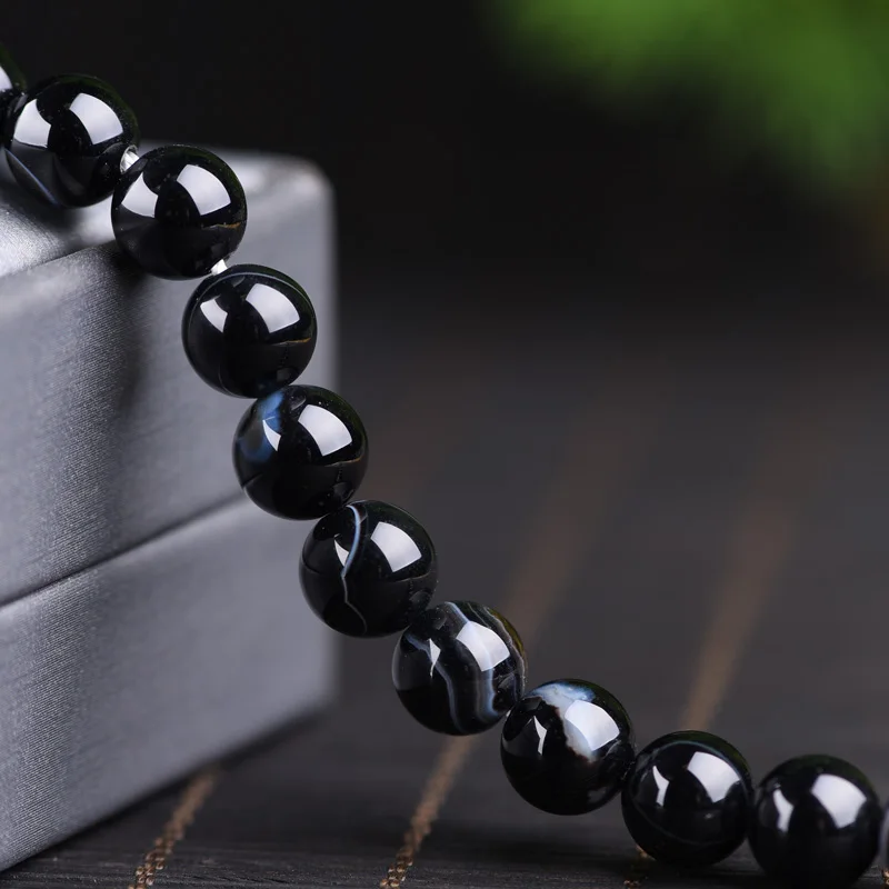 Natural Agate Stone Round 14mm Beads Assorted Mix Green Orange Blue Yellow Purple Black Red Stripe Agate for Jewelry Making