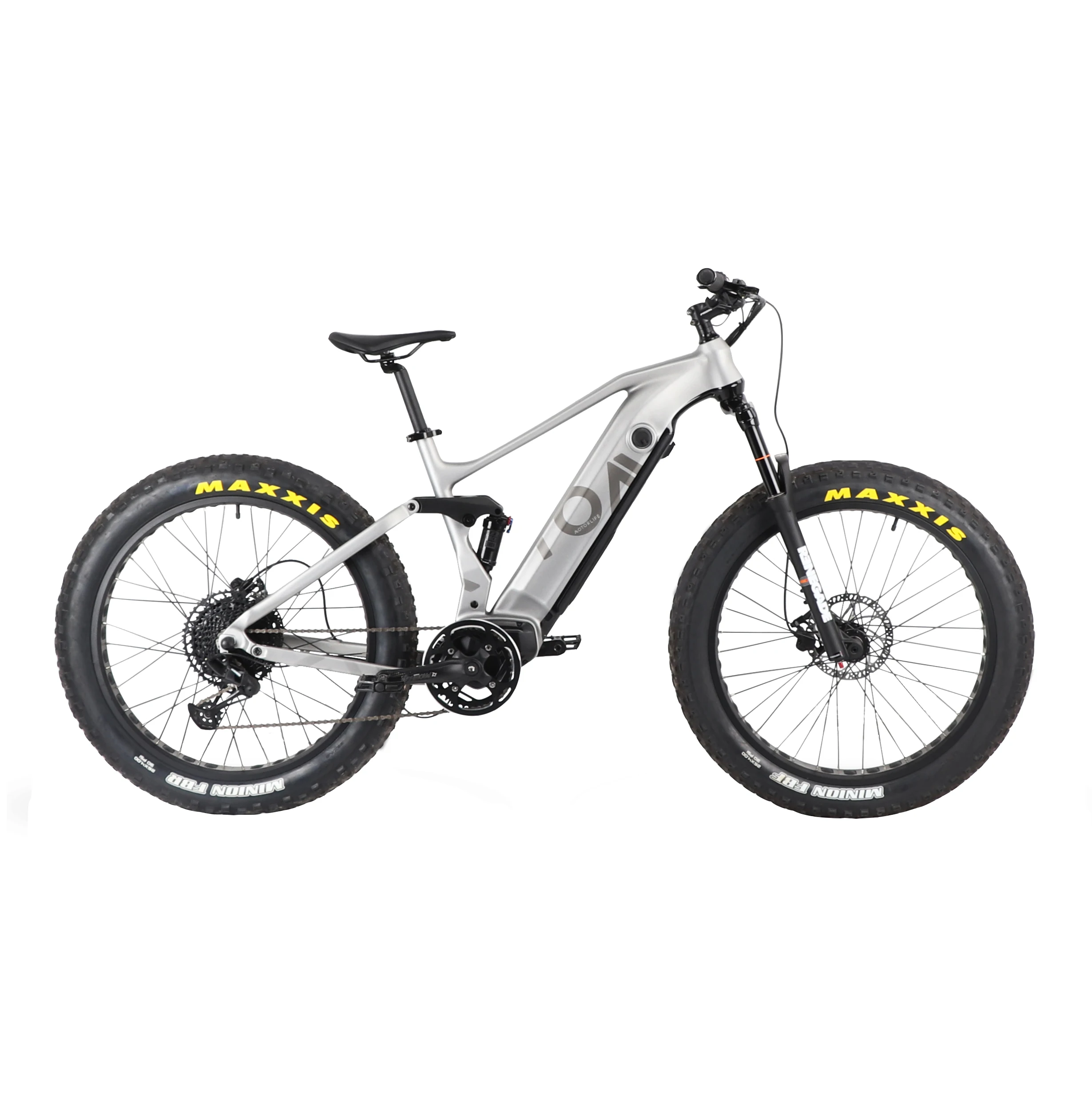 2024 Motorlife Новая электрическая шина MTB MAMMOTH Fat с Bafang 52 В 1000 Вт ступица электровелосипед рамой из сплава
