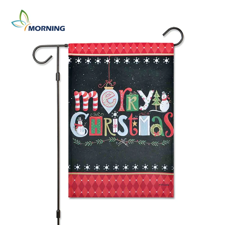 winter decrate garden banner celerbrate gift Digital Printing 12 X 18 garden Flag 30*45CM Double side yard Small American Flag