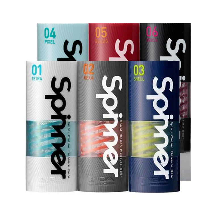 
Tenga SPINNA Hot Sale Sexy Sex Silicone Masturbator Vagina Pussy Cup Strong Vibrator Sucking Real Toy For Male Men Gay 
