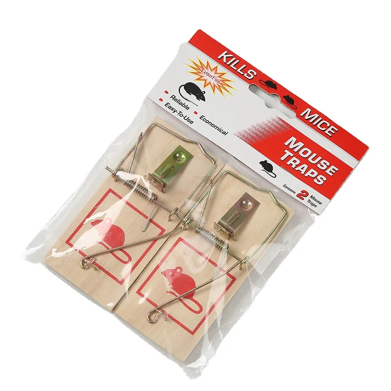 easy set wooden snap mouse trap rat trap