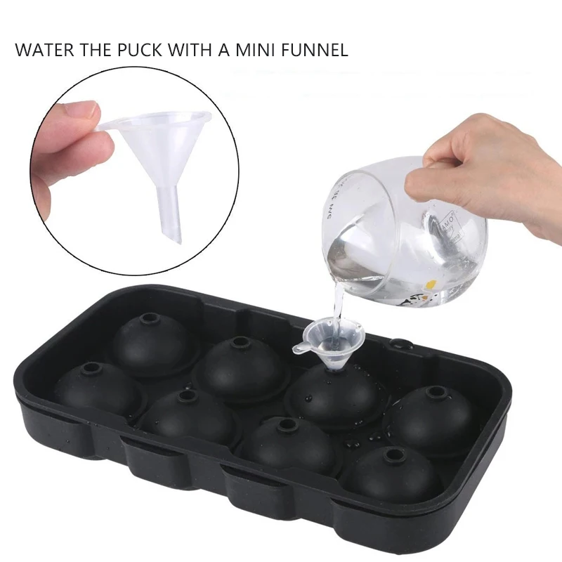 Bpa Free Large Ice Cube Maker High Quality 6 Cavity Silicone Ice Cube Mold Big Giant Size Silicone Ice Cube Tray