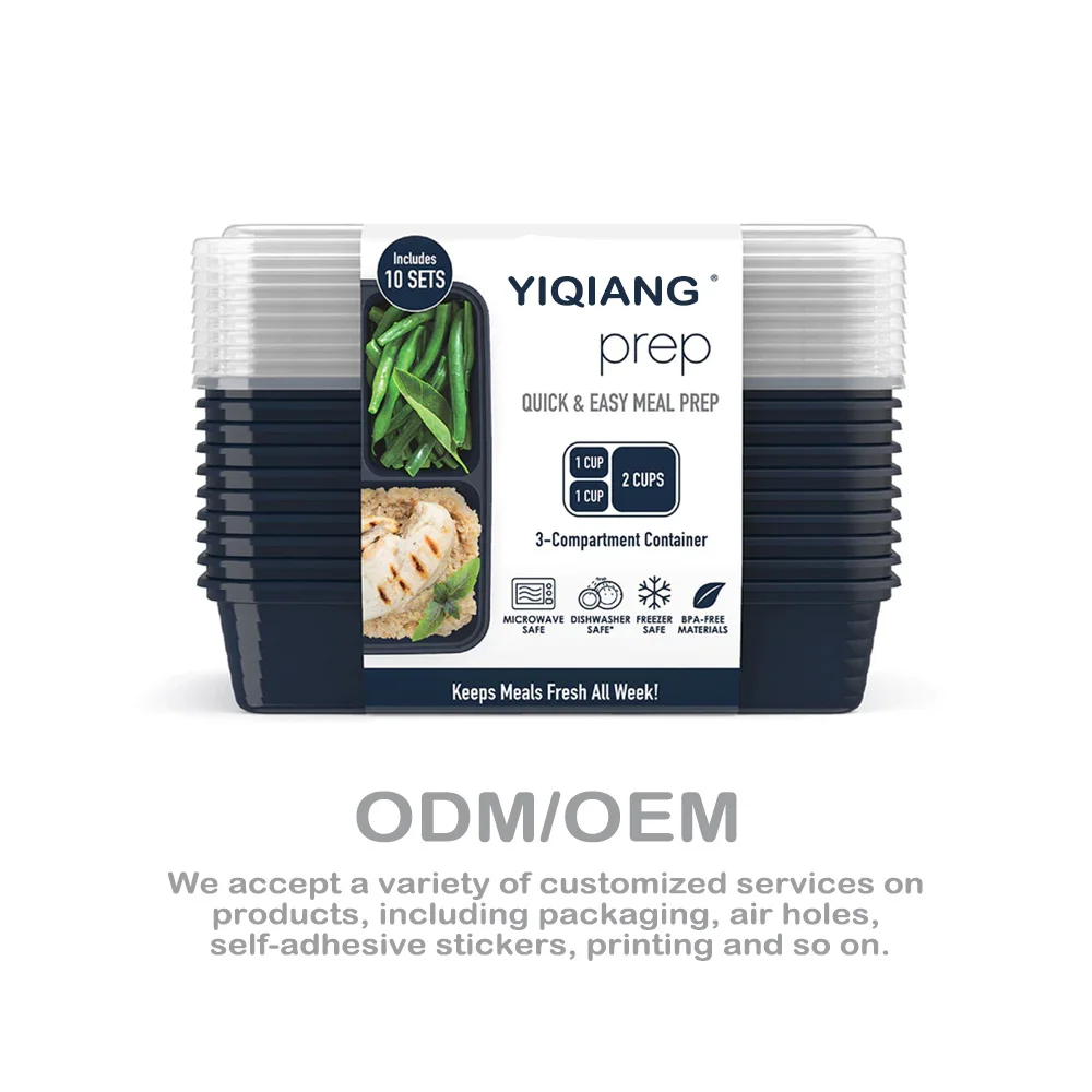 Recyclable Microwavable Disposable Food Container for Storage Running Sports Supplement Dietary Fiber