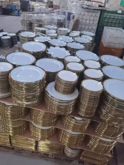 Cheap Factory Price high end dinner set sell by ton,dinner set china