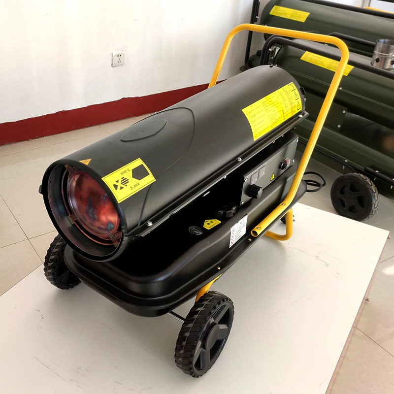 Stainless Steel Fittings Portable Indirect Diesel Kerosene Forced Air Heaters For Chicken House