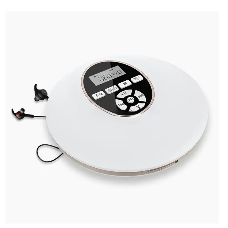 Портативный CD-плеер радио USB 5 в 1 А диск с объемным звуком MP3 WMA 265g 30 мм музыкальный аудиоплеер