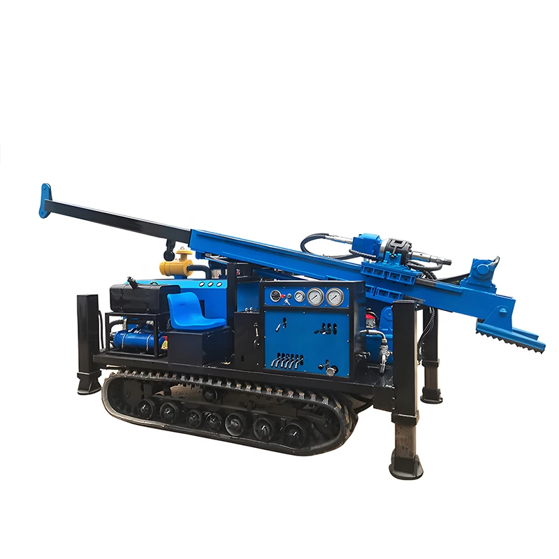 Crawler Dth Multifunctional Integrated Dth Drilling Rig Open Mountain Blast Hole Drilling Machine