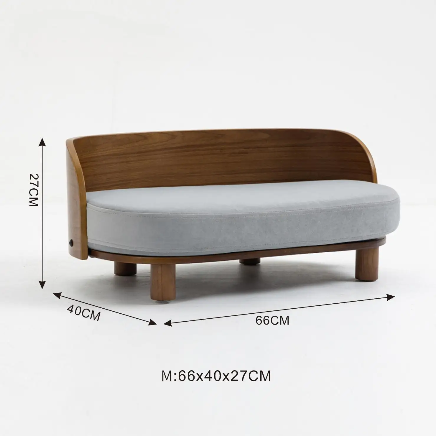 Dropshipping Wholesale Wooden Dog Bed Handmade Fashion Cotton Pet Nest Animal Colorful House