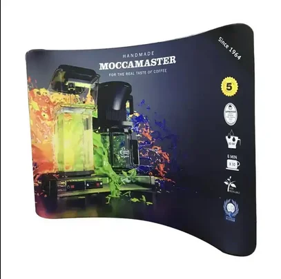 Wholesale Portable Display Stand Tension Fabric Backdrop Trade Show Pop Up display Banner